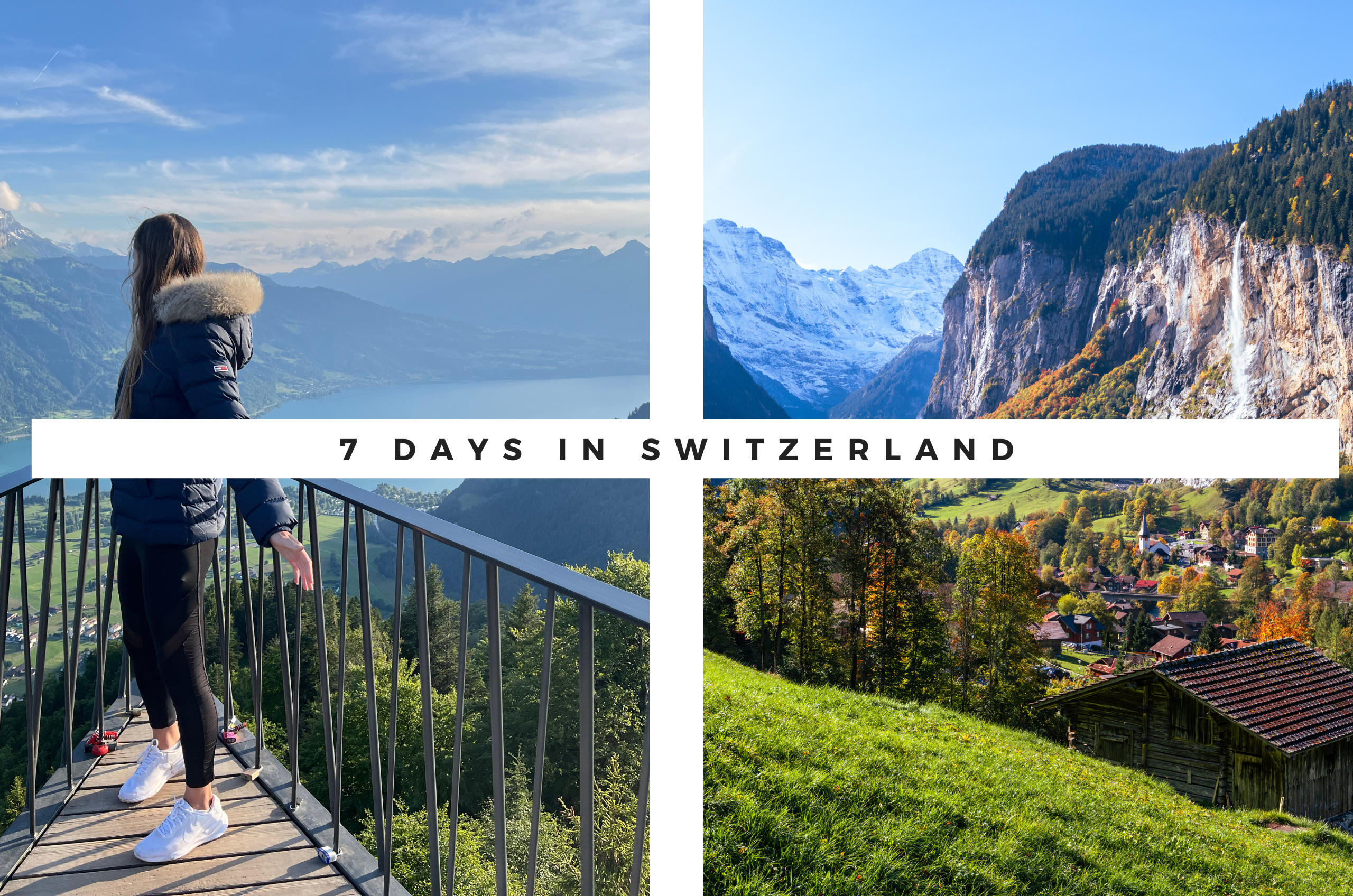 Ultimate Switzerland Travel Itinerary: 8 Days of Lakes, Mountains & Fairytale Towns