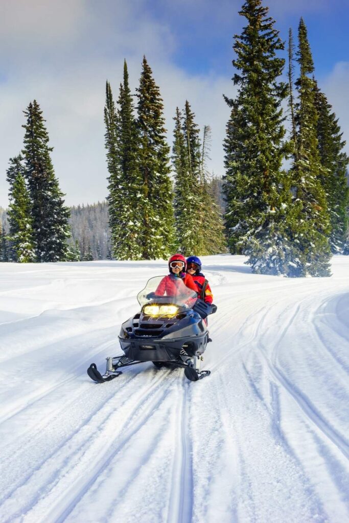 snowmobile in Fairbanks