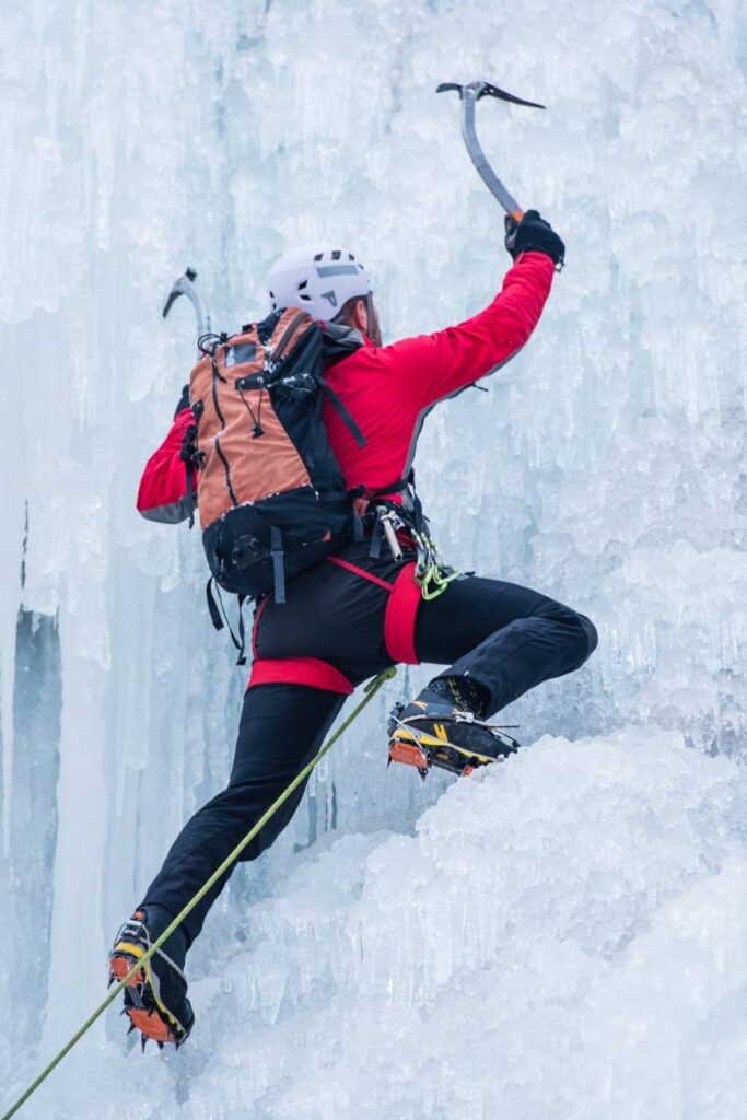 ice climbing in ouray