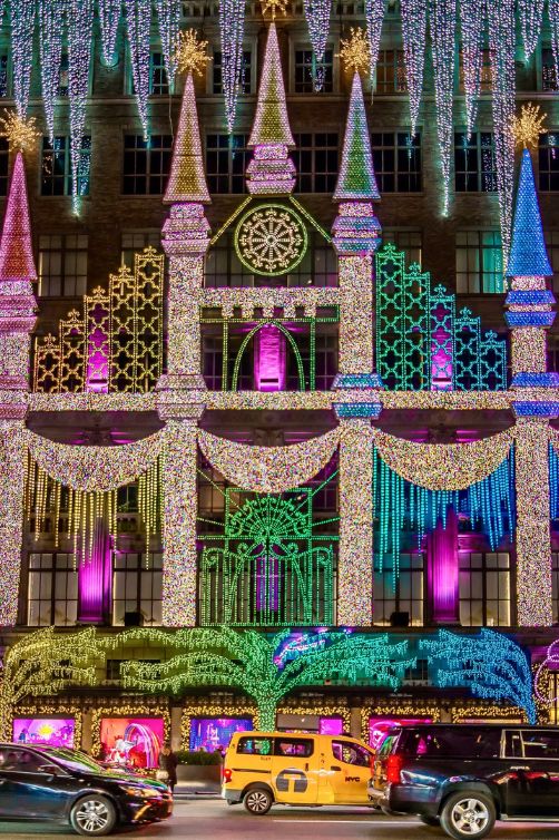 Saks Fifth Avenue Christmas Display NYC