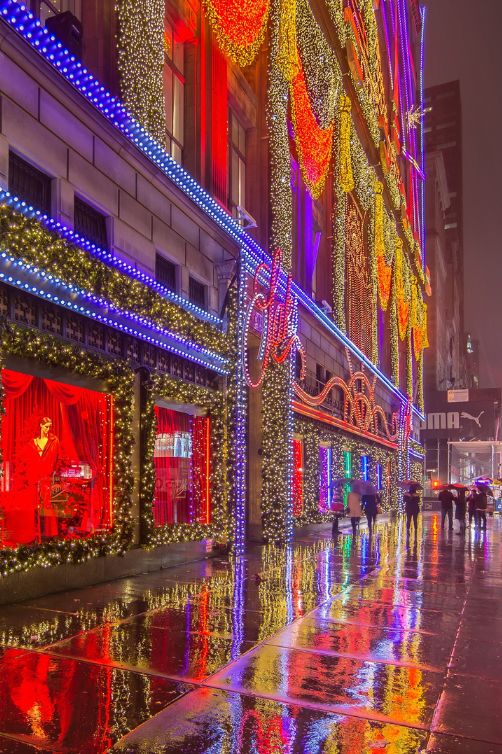 Saks Fifth Avenue Christmas Display NYC