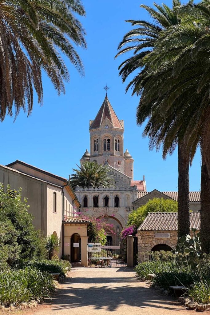 The abbey of the Lérins Islands, Cannes.