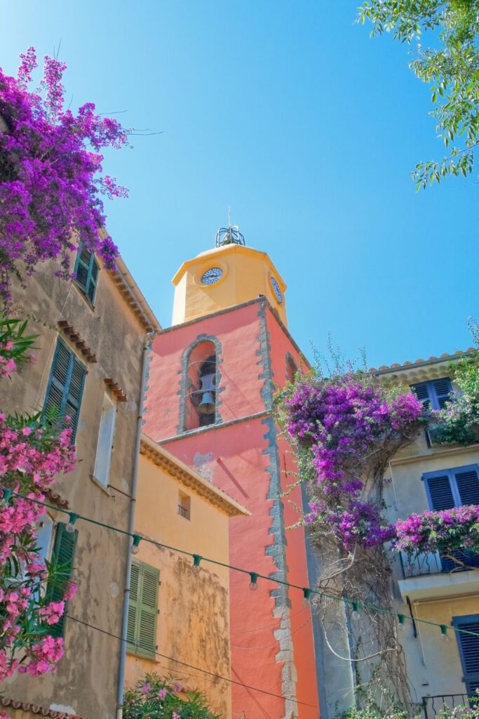 Saint Tropez's floral streets