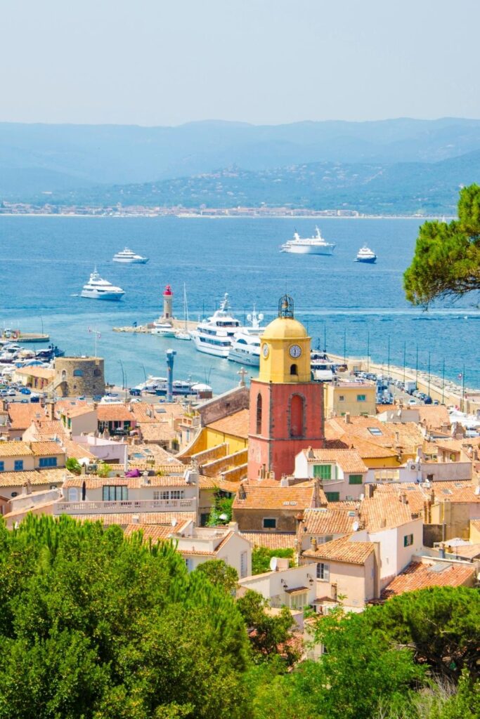 The village of St Tropez