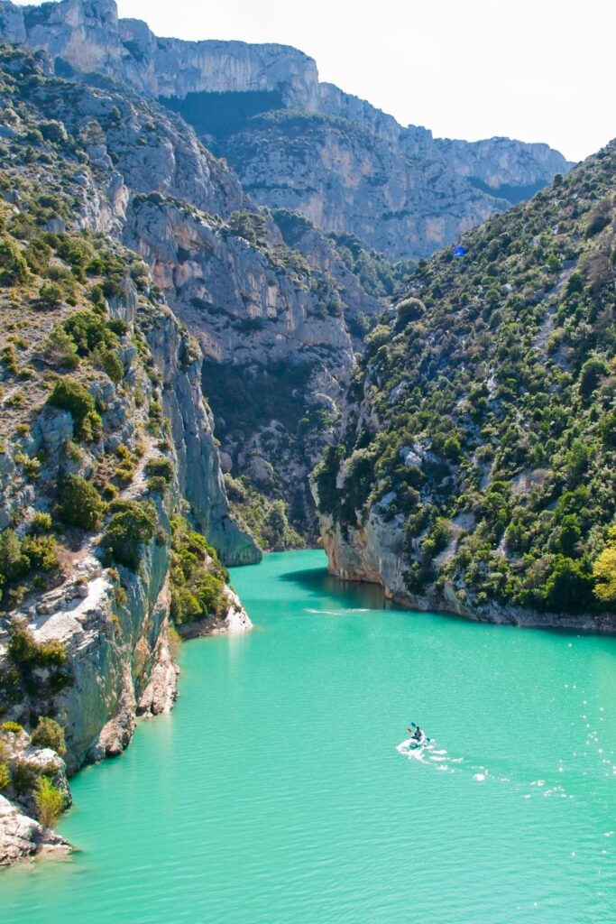 The "Gorges du Verdon" in Provence, France.