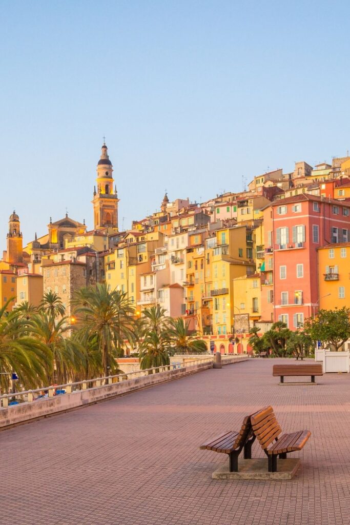Menton, France, Boardwalk