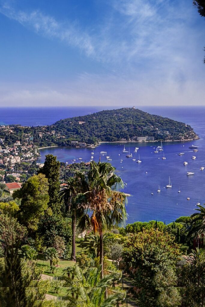 Saint Jean Cap Ferrat Bay full of yachts